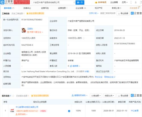 中公教育全资控股两家房产咨询公司，战略布局引发关注